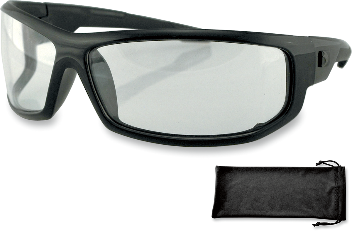 Bobster Axl Sunglasses W/clear Lens