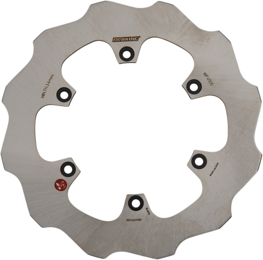 Braking W-fix Solid Brake Rotor - Rear