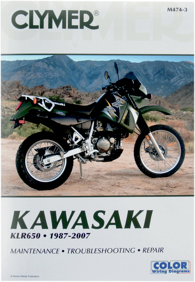 Clymer Repair Manual Kaw Klr650