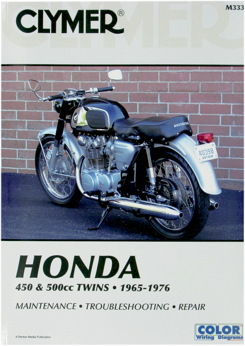 Clymer Repair Manual Hon Cb450/500t