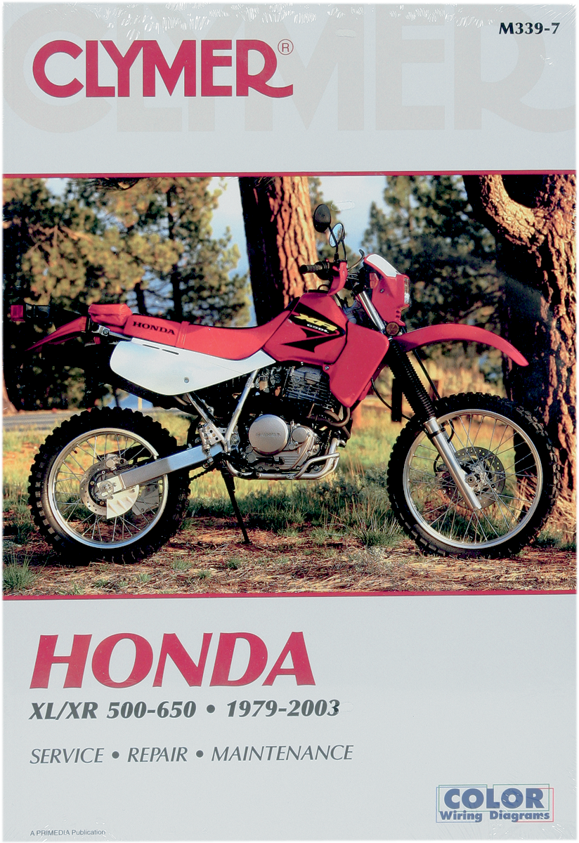 Clymer Repair Manual Hon Xl/xr 500-600