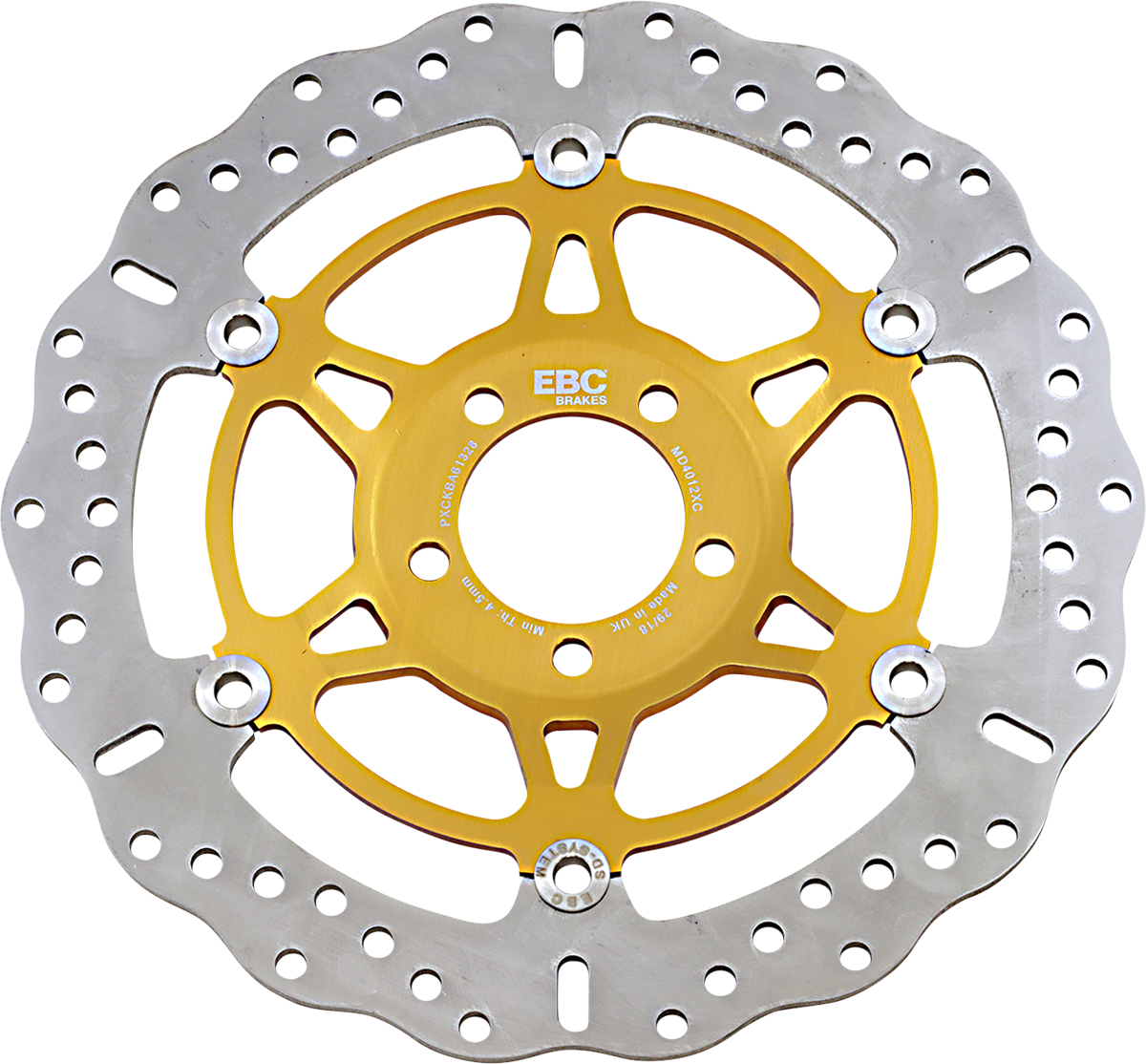 Ebc Pro-lite Xc Series Contour Brake Rotor - Front