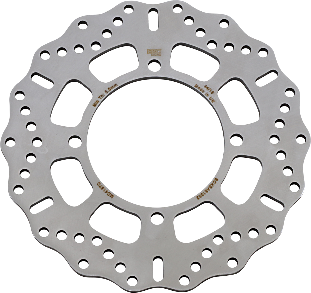 Ebc Stainless Steel Contour Brake Rotor - Rear