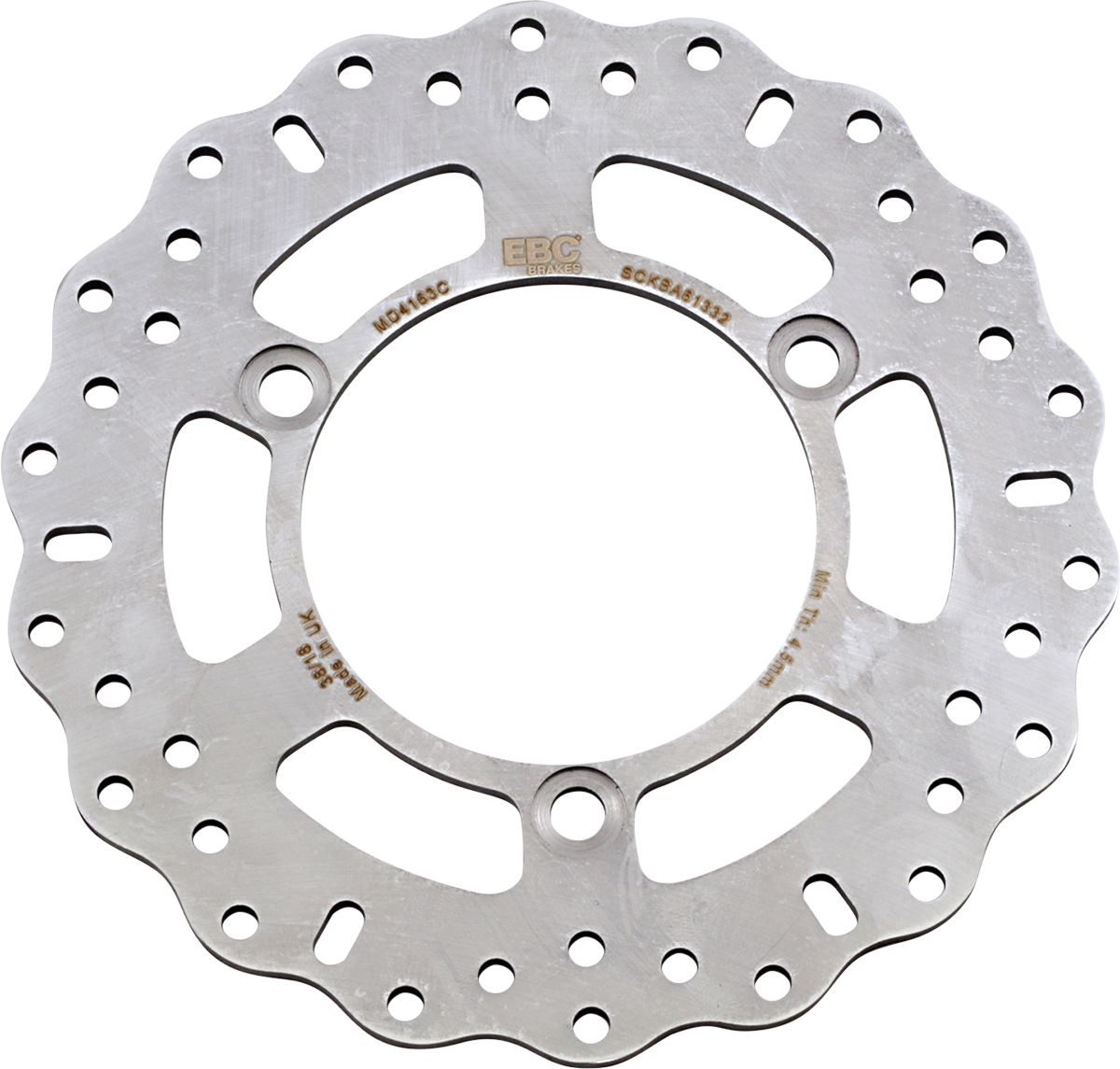 Ebc Stainless Steel Contour Brake Rotor - Rear