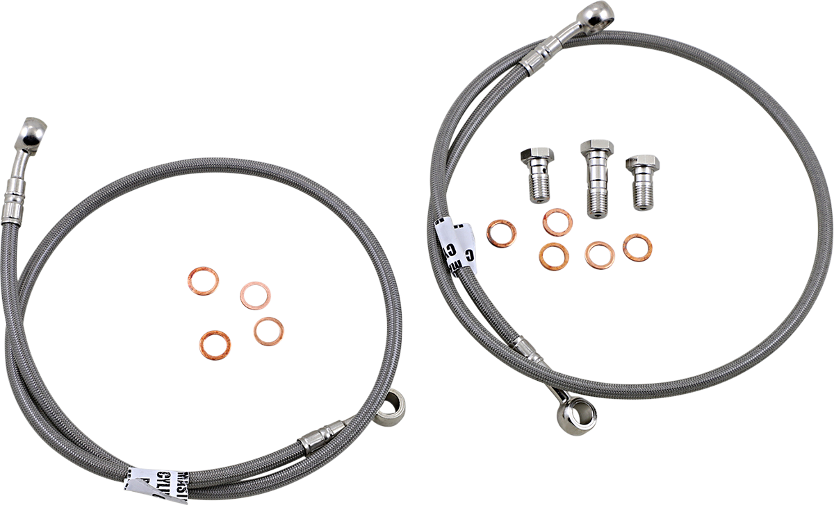 Galfer Brake Line Front Silver Suzuki