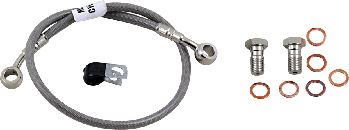 Galfer Hydraulic Brake Line Silver Rear