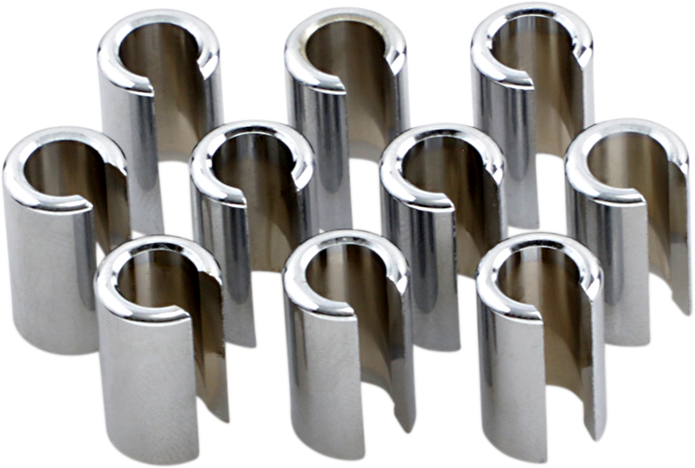 K&l Spoked Wheel Weights Chrome 1/4 Oz 10/pk