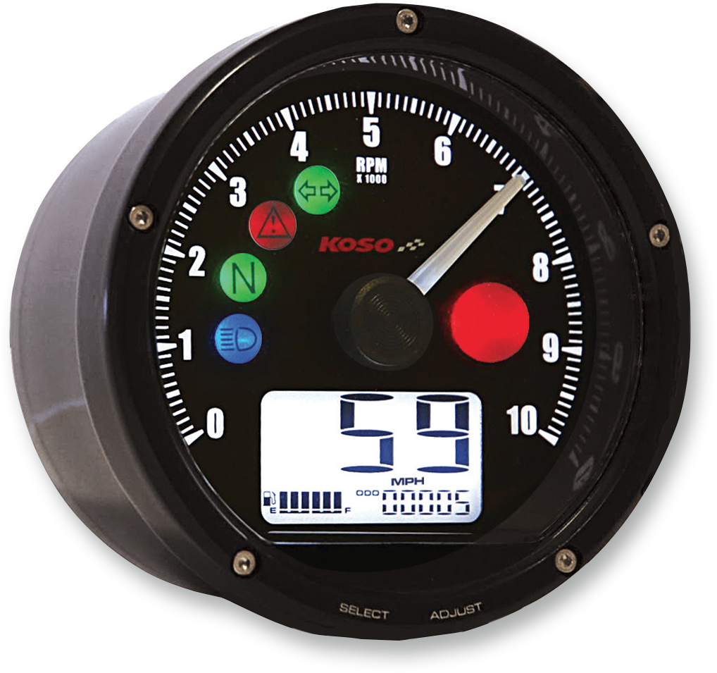 Koso T & T Multi Function Meter (black)