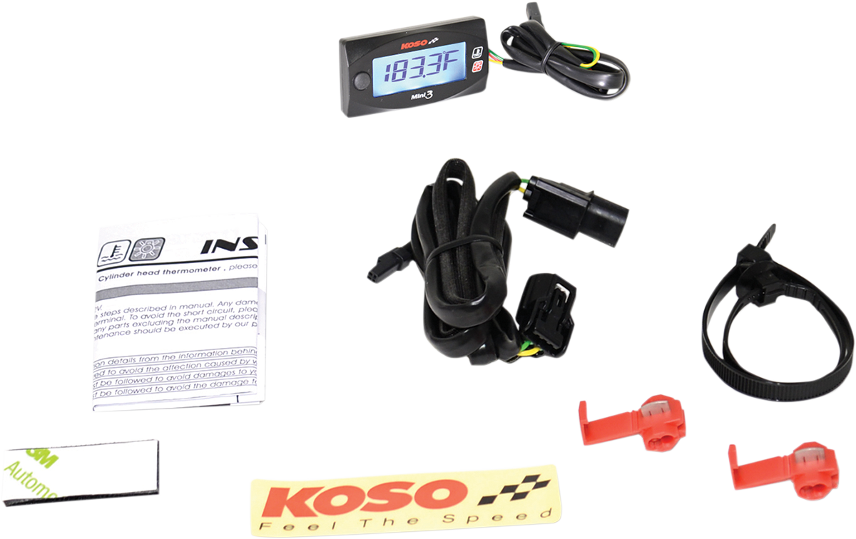 Koso Honda Grom Mini 3 Cylinder Head Temperature Meter